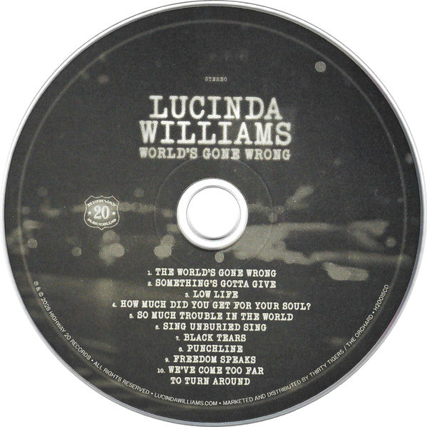 Lucinda Williams : World's Gone Wrong (Album)