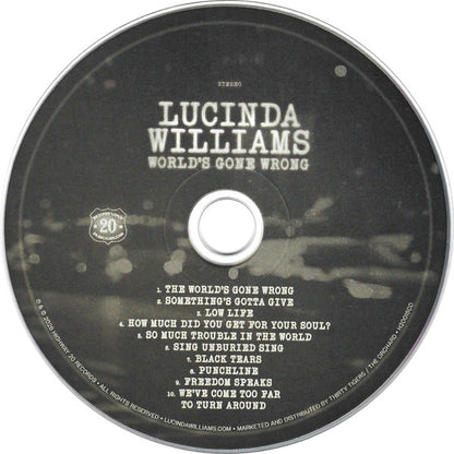 Lucinda Williams : World's Gone Wrong (Album)