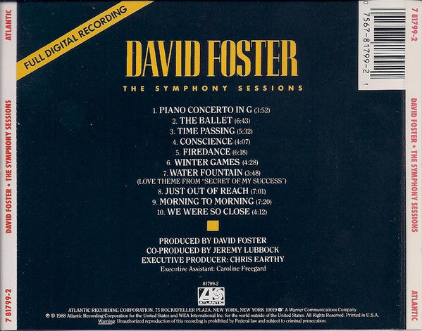 David Foster : The Symphony Sessions (Album)