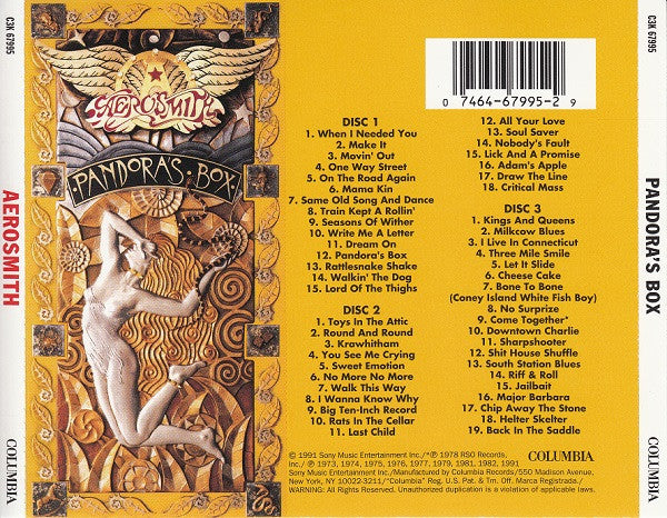 Aerosmith : Pandora's Box (Compilation,Reissue)