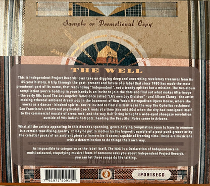 Various : The Well (The Independent Project Records Collection II) (Compilation,Promo,Special Edition,Stereo)