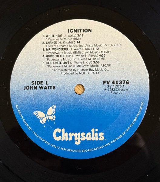 John Waite : Ignition (LP,Album,Reissue)