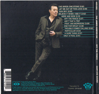 The James Hunter Six : Off The Fence (Album,Stereo)