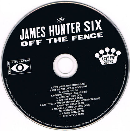 The James Hunter Six : Off The Fence (Album,Stereo)