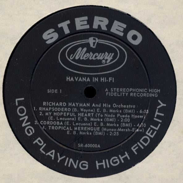 Richard Hayman And His Orchestra : Havana In Hi-Fi (LP,Album,Stereo)