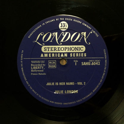 Julie London : Julie Is Her Name Volume II (Album,LP)