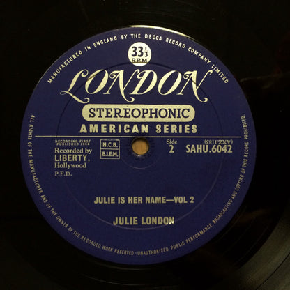 Julie London : Julie Is Her Name Volume II (Album,LP)