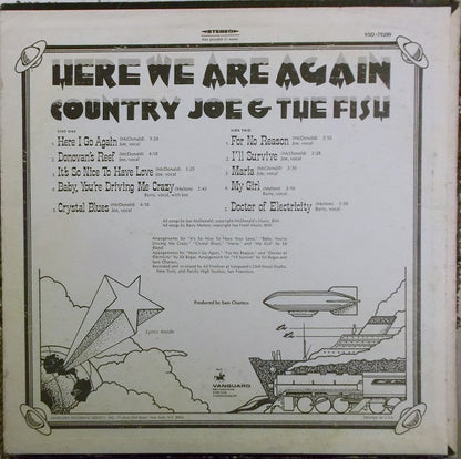 Country Joe And The Fish : Here We Are Again (LP,Album,Stereo)