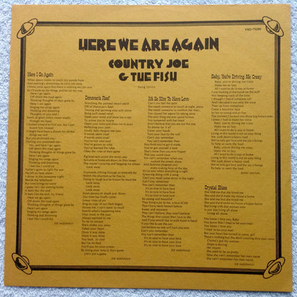 Country Joe And The Fish : Here We Are Again (LP,Album,Stereo)