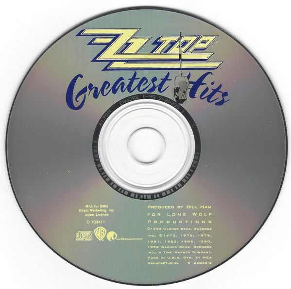 ZZ Top : Greatest Hits (Compilation,Club Edition)