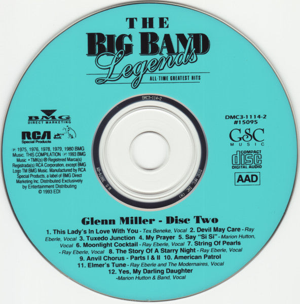 Glenn Miller : The Big Band Legends: Glenn Miller (Compilation)