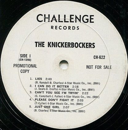 Knickerbockers, The : Lies (LP,Album,Mono,Promo)