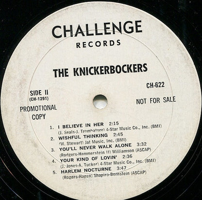 Knickerbockers, The : Lies (LP,Album,Mono,Promo)