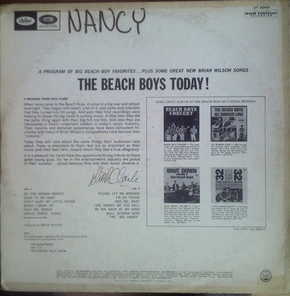 Beach Boys, The : The Beach Boys Today! (LP,Album,Stereo)