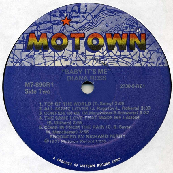 Diana Ross : Baby It's Me (LP,Album,Stereo)