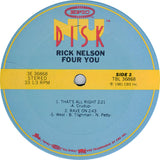 Ricky Nelson (2) : Four You (10",33 ⅓ RPM,Stereo)