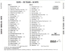 Elvis Presley : 50 Years - 50 Hits (Compilation,Reissue)