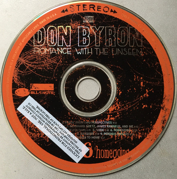 Don Byron : Romance With The Unseen (Album,Promo)