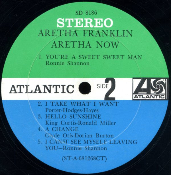 Aretha Franklin : Aretha Now (LP,Album,Stereo)