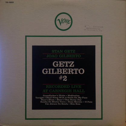 Stan Getz, João Gilberto : Getz/Gilberto #2 (LP,Album,Stereo)