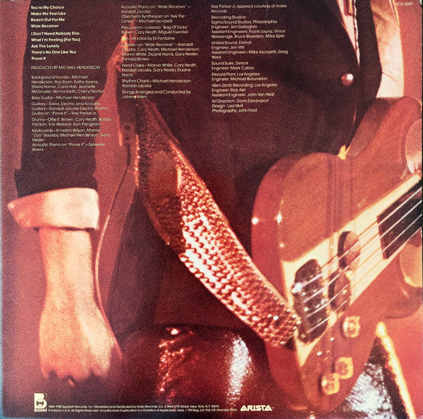 Michael Henderson : Wide Receiver (LP,Album)