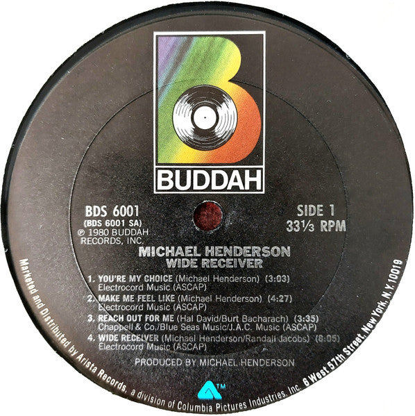 Michael Henderson : Wide Receiver (LP,Album)