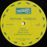 Minor Threat : Out Of Step (12",33 ⅓ RPM,EP,Remastered,Repress)