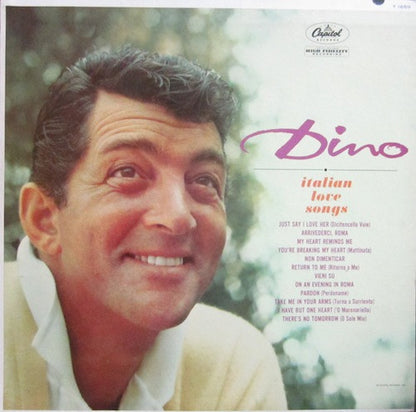 Dean Martin : Dino: Italian Love Songs (LP,Album,Mono)