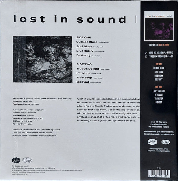 Yusef Lateef : Lost In Sound (LP,Mono)