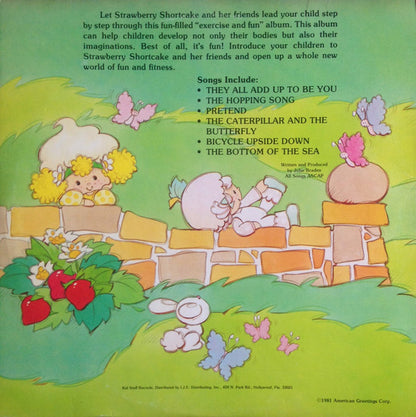 John Braden : Strawberry Shortcake's Touch Your Toes, Touch Your Nose Fun & Exercise Album (LP,Album)