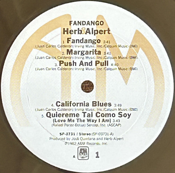 Herb Alpert : Fandango (LP,Album,Stereo)