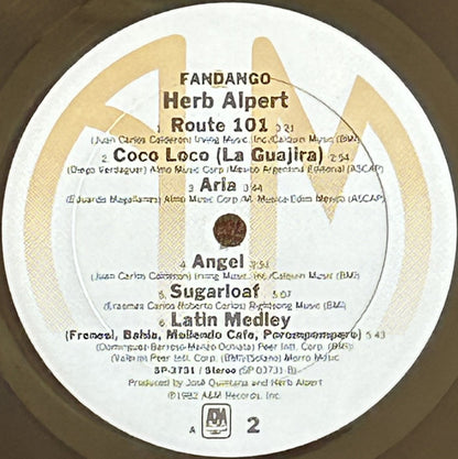 Herb Alpert : Fandango (LP,Album,Stereo)