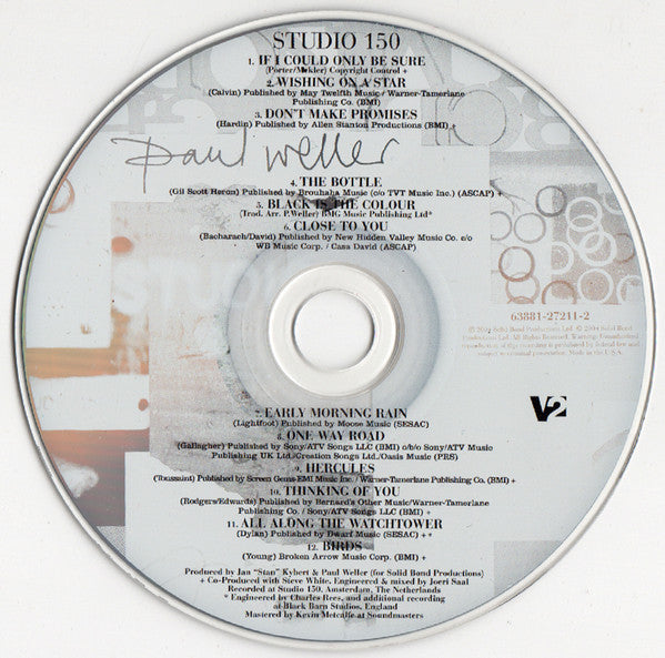 Paul Weller : Studio 150 (Album)