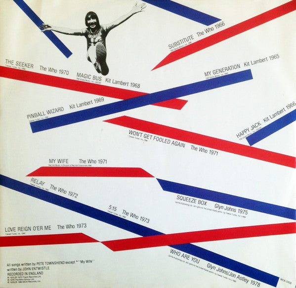 Who, The : Greatest Hits (LP,Compilation,Stereo)