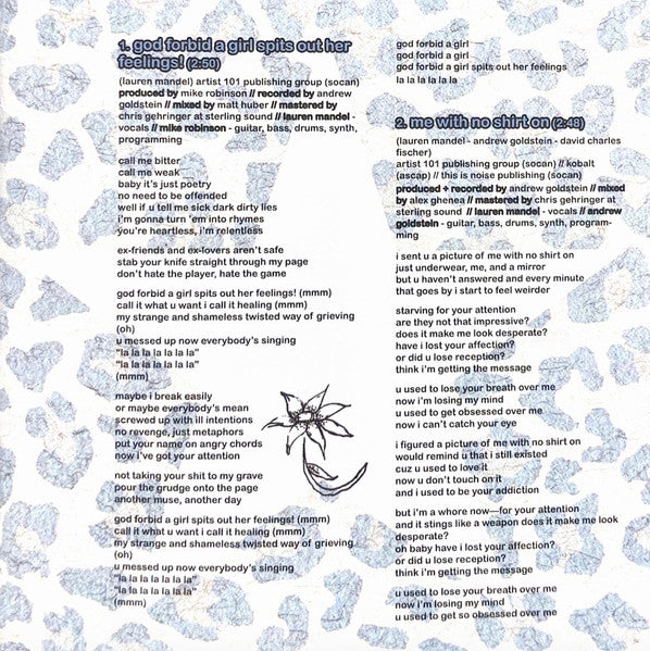 LØLØ : God Forbid A Girl Spits Out Her Feelings (Album)