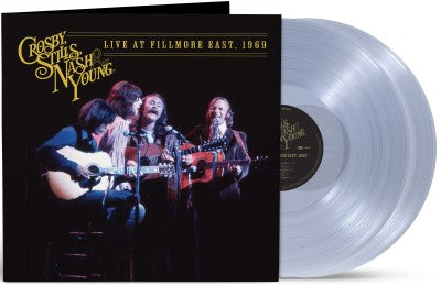 Crosby Stills Nash & Young - Live At Fillmore East, 1969 (2LP Clear Vinyl, Brick & Mortar Exclusive) UPC: 081227883218