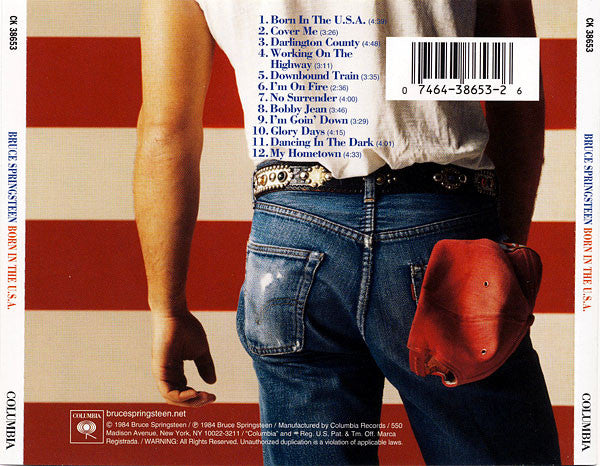 Bruce Springsteen : Born In The U.S.A. (Album,Reissue)