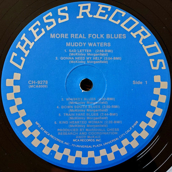 Muddy Waters : More Real Folk Blues (LP,Album,Reissue,Mono)