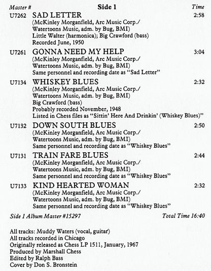 Muddy Waters : More Real Folk Blues (LP,Album,Reissue,Mono)