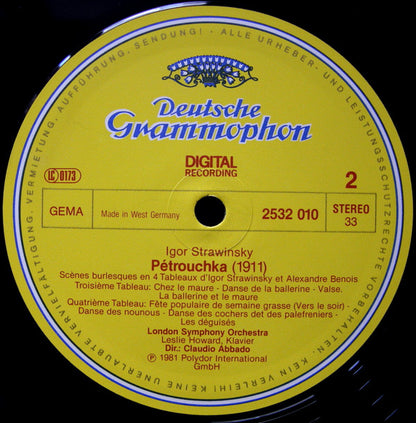 Igor Stravinsky – London Symphony Orchestra · Claudio Abbado : Pétrouchka (LP,Album,Stereo)