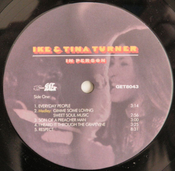 Ike & Tina Turner And Ikettes, The : In Person (LP,Album,Reissue)