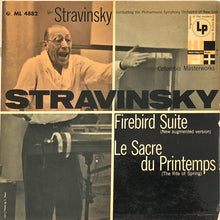 Igor Stravinsky Conducting The Philharmonic-Symphony Orchestra Of New York : Firebird Suite / Le Sacre Du Printemps (LP,Mono)