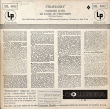 Igor Stravinsky Conducting The Philharmonic-Symphony Orchestra Of New York : Firebird Suite / Le Sacre Du Printemps (LP,Mono)
