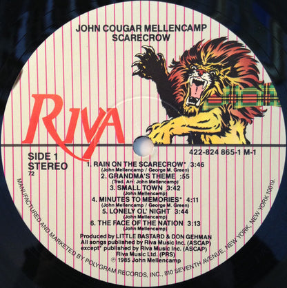John Cougar Mellencamp : Scarecrow (LP,Album,Stereo)