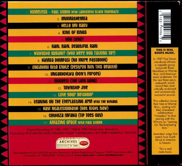 Ladysmith Black Mambazo : The Warner Brothers Collection (Compilation)