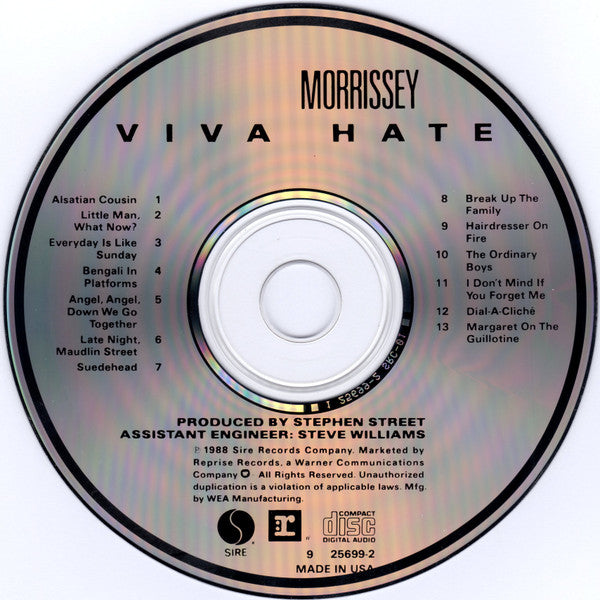 Morrissey : Viva Hate (Album)