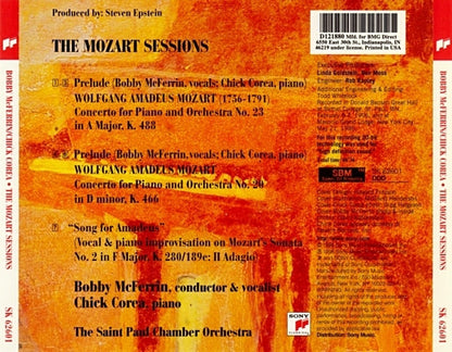 Bobby McFerrin, Chick Corea, Saint Paul Chamber Orchestra, The : The Mozart Sessions (Album,Club Edition)