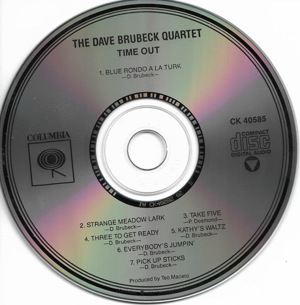 Dave Brubeck Quartet, The : Time Out (Album,Reissue,Remastered)
