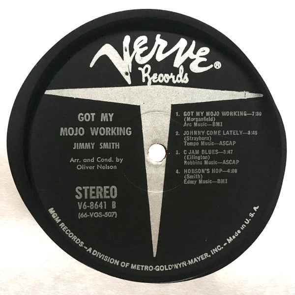 Jimmy Smith : Got My Mojo Workin' (LP,Album,Stereo)