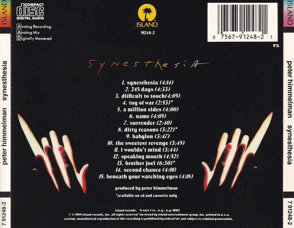 Peter Himmelman : Synesthesia (Album)